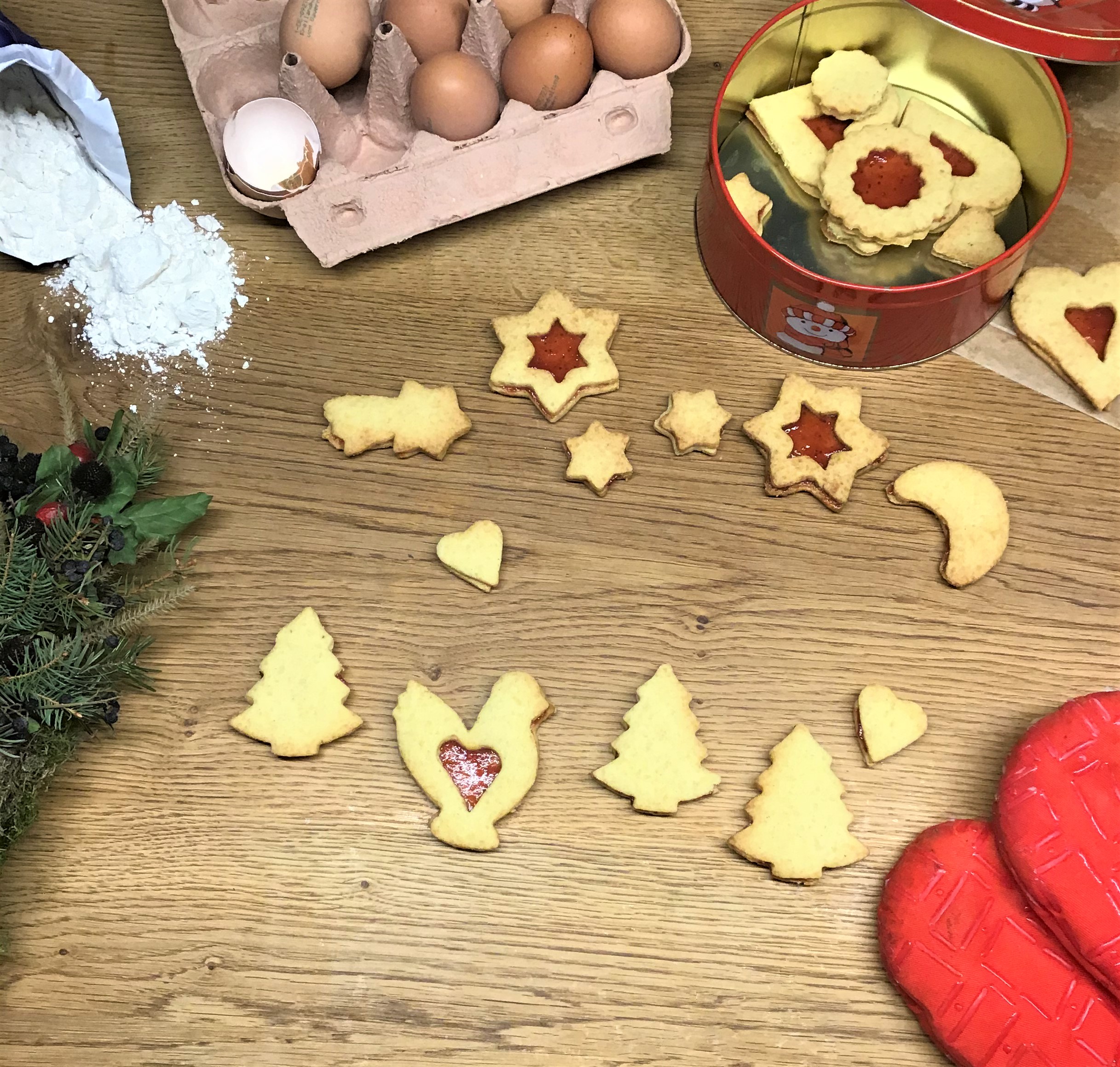 Selbst gebackene Plätzchen
